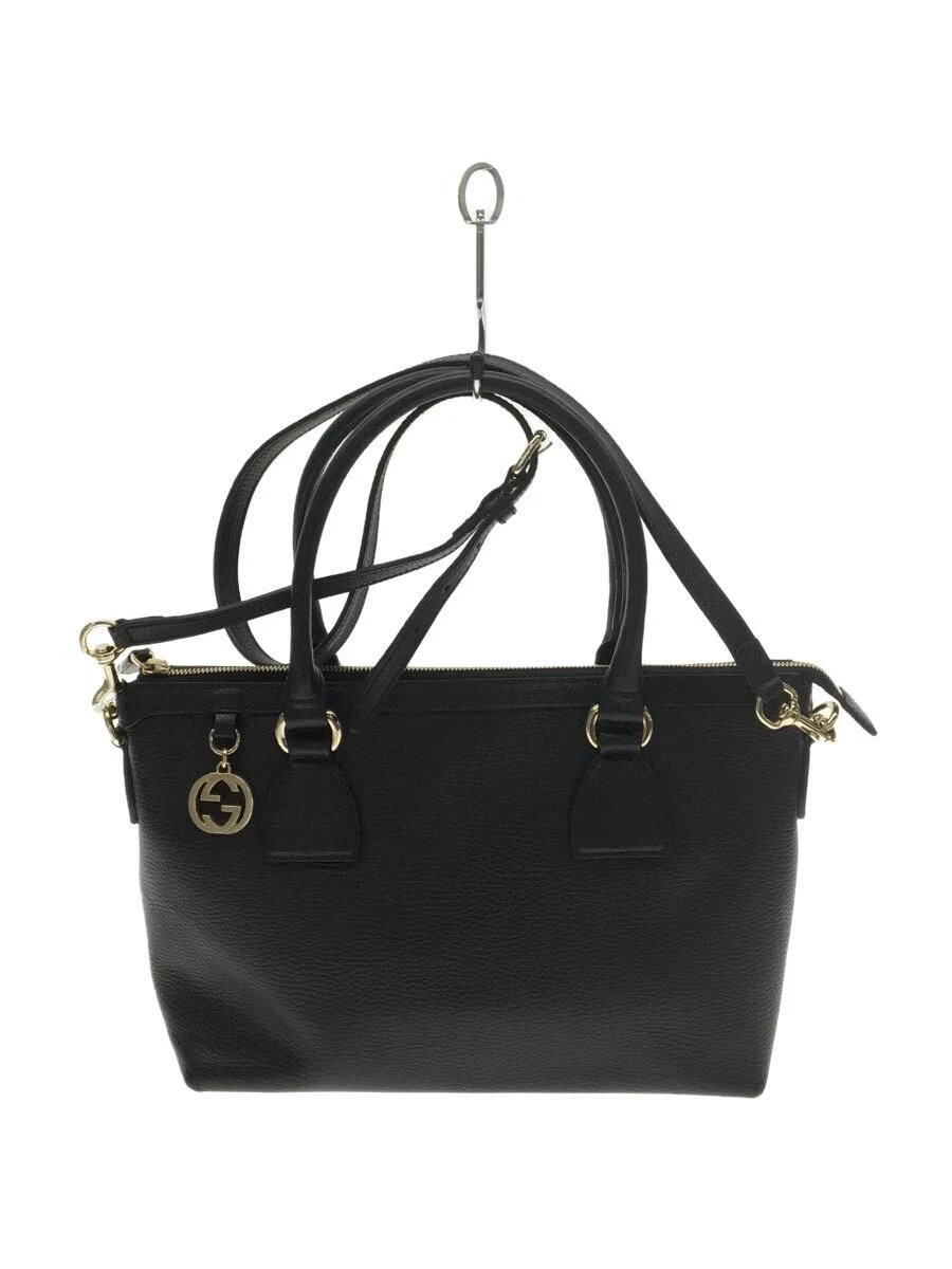 Sac bandoulière GUCCI [achat] cuir noir 449659 Occasion