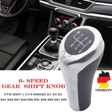6 Gang SCHALTKNAUF SCHALTKNOPF FÜR BMW E60 E61 E65 E81 E83 E84 E90 E91 E53