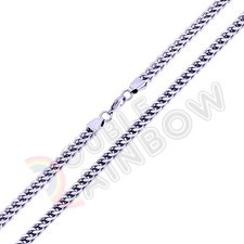 18-36"Men's Stainless Steel Gold/Silver 6mm Hip Hop Cuban Link Chain C15
