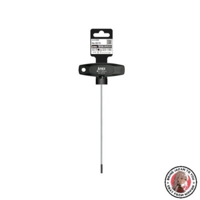 NEW ANEX T-Type Hex Wrench Screwdriver Long Type Opposite Sid