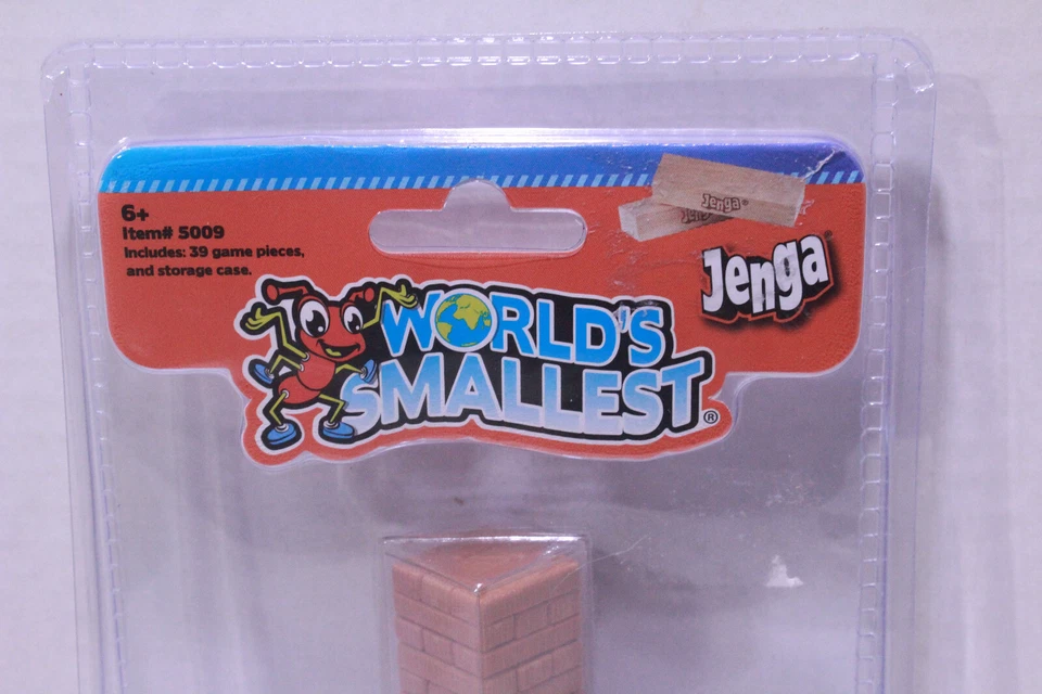 World's Smallest JENGA Block Tower Stacking Game Under 2.5" & 39 Pieces NEW - Image 3 of 4