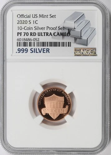 2020-S 1c Lincoln Shield Cent NGC PF70RD Ultra Cameo