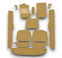 Teppichsatz Teppich FüR Mercedes W114 W115 Limousine Gummi Absatzschoner Dattel
