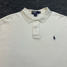 Vintage 90  s Polo Ralph Lauren Polo Shirt Classic White Men  s Size XLarge