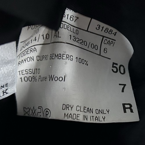 Canali 40R Travel Sport Coat 100% Wool Black Two Button Lined Double Vented - Picture 5 of 9