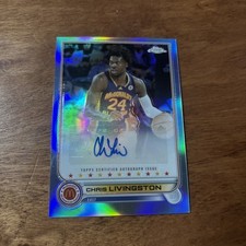 2022 Topps Chrome McDonald’s All American Chris Livingston Auto