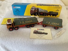 ATKINSON: A Limited Edition CORGI 1:50 Scale Atkinson Borderer Trailer Amp Canvas Load In William Nuttall Livery Cc12514 Numbered 0451 Of 1000