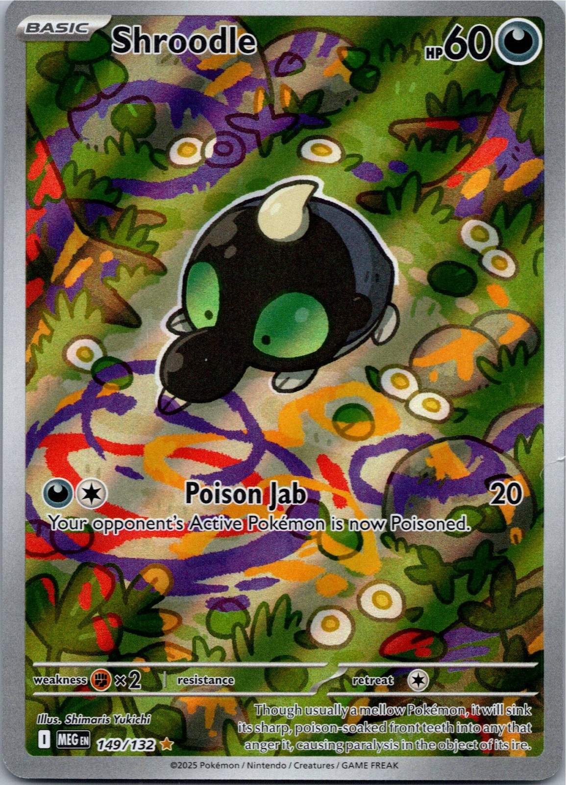 Shroodle - Illustration Rare ME01: Mega Evolution 149/132 NM