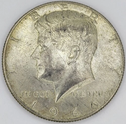 1966 Kennedy Half Dollar 40% Silver / You Buy What You See