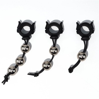 Silicone Ring Removable Men Exercise Extender Metal Exercise Traction Extension