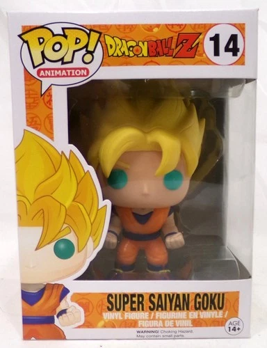 Funko Pop! Dragon Ball Z 14 Super Saiyan Goku Animation Vinyl Figure