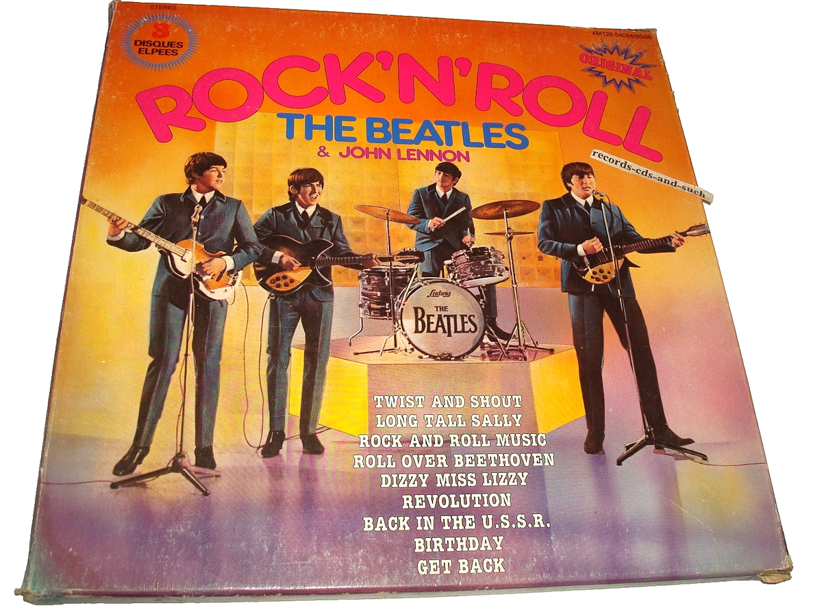 The Beatles & John Lennon –Rock'N'Roll VG+/VG (3 DISCS IMPORT BOX