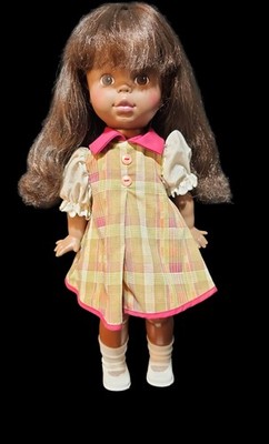 Vintage EGEE Co African American Doll 18 Inch 16 BP Mold Original Outfit