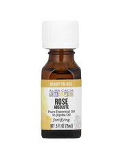 Aura Cacia, Rose Absolute, In Jojoba Oil, .5 fl oz 15 ml 