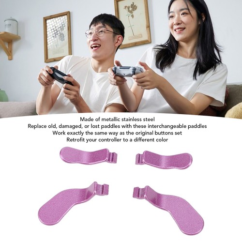 6Pcs Wireless Controller Paddles D Pads Metal Replacement Parts Accessories Repa - Picture 12 of 12