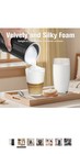 4-in-1 Electric Milk Frother & Warmer Under 10oz Under 500W 120V Black SS — photo 2