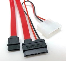 20-inches Slimline SATA Cable with Power and Data Connector for Optical Drive