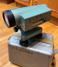 Vintage Soviet Optical Level  Surveying Instrument  Made in USSR  1983s