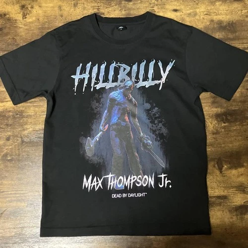 Rare Dead by Daylight Hillbilly T-Shirt Max Thompson Jr. Black M Authentic Japan