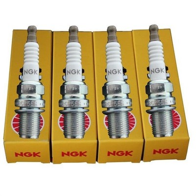 4 NGK Zündkerzen PFR6T-10G für Cadillac Opel Saab