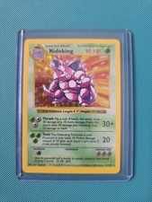 Pokémon Nidoking TCG Set Base Holo Shadowless Carta Rara 11/102 LP