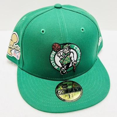 New Era Boston Celtics NBA Champions Patch 59FIFTY Fitted Hat Cap