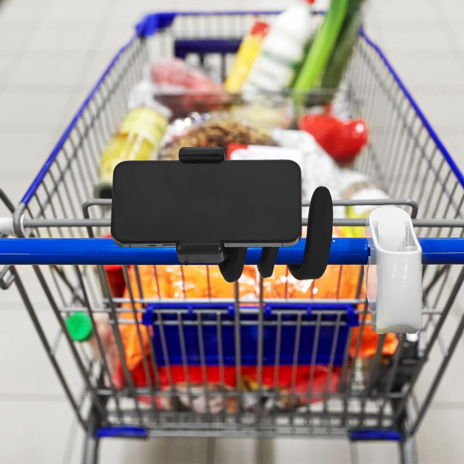 2 Pcs Stroller Phone Holder Portable Cell Phone Holder Stand Universal Stroll...