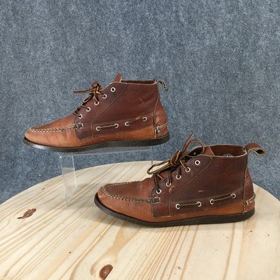 Allen Edmonds Boots Mens 10.5 M Chukka Brown Lace Up Comfort Casual Ankle Top