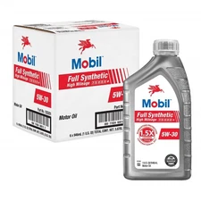 Mobil 1 Full Synthetic High Mileage Motor Oil 5W-30 6x 1-Quart Engine Protection