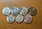 1964 Kennedy Half Dollars - 10 Each - 90% Silver - Lightly Circulated