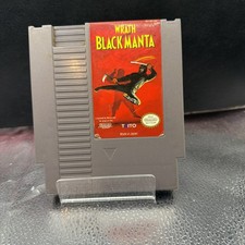 Wrath of the Black Manta Taito Authentic Nintendo NES game cart Tested