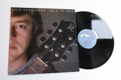 RICK DERRINGER - FACE TO FACE LP VINYL NM/N MINT Rare 1980 UK Demo Promo Album