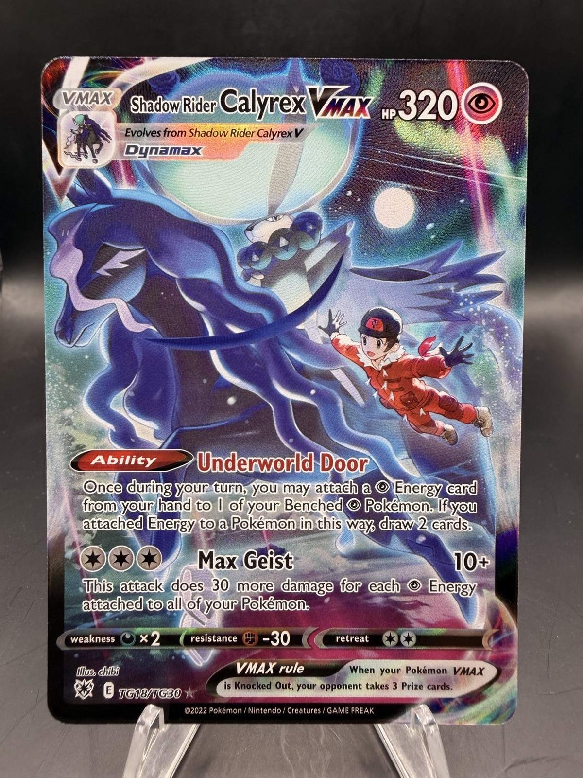 Shadow Rider Calyrex VMAX TG18/TG30 Astral Radiance Trainer Gallery Pokemon Card