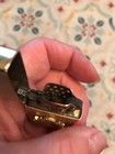 Vintage Florentine 14k Gold Plated Hatch Textured Lighter Made in USA Eagle — photo 3