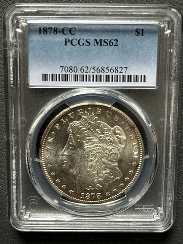 1878‑CC Morgan Dollar PCGS MS62
