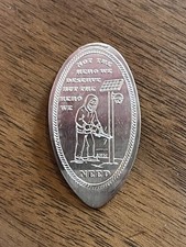 DeFlock America, Hero Pressed Penny. Anti Flock Camera Guy Fawkes Elongated Cent