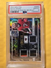 2024 Panini Spectra - Bucky Irving #BB-BIG Neon Splatter /8 (MEM, RC)