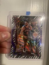 2024-25 Panini Select Zach LaVine Zebra Prizm Concourse #10 Sacramento Kings