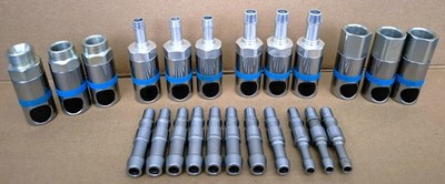 23 Teile Staubli RCS 08 Schnellkupplungen Sicherheits-Druckluftkupplung Neu