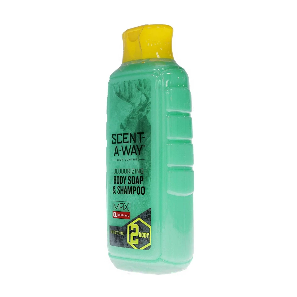Jabón líquido Scent A Way MAX 24 oz champú de lavado corporal eliminador de olores ecológico Foto 2 de 4