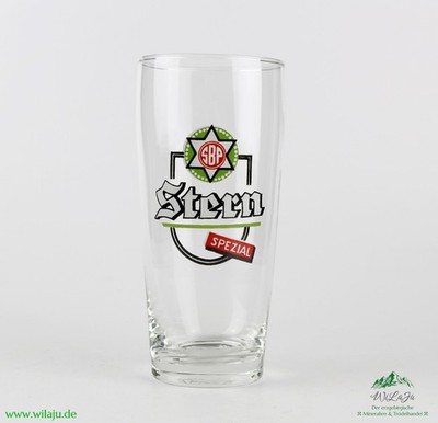 Sammlerobjekt DDR Bierglas SBP Stern Spezial Superfest Sternquell 0,25L Ostalgie