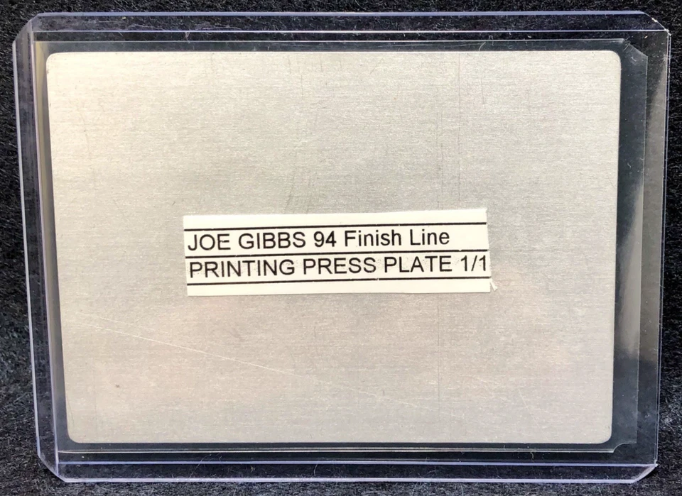 Joe Gibbs 1994 Finish Line Gold #1 Printing Plate - Image 2 of 2
