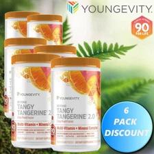 Youngevity Dr. Wallach Beyond Tangy Tangerine 2.0 Powder (6 Pack)