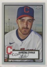 2021 Topps Chrome Platinum Anniversary Refractor Aaron Civale #411 m4h