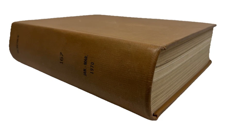 Vintage SCIENCE Magazine Jan-Mar 1970 Library Bound HC Volume 167 - Image 4 of 4