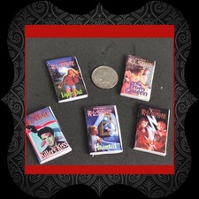 Dollhouse Miniature Books / 1:6 Size Miniatures