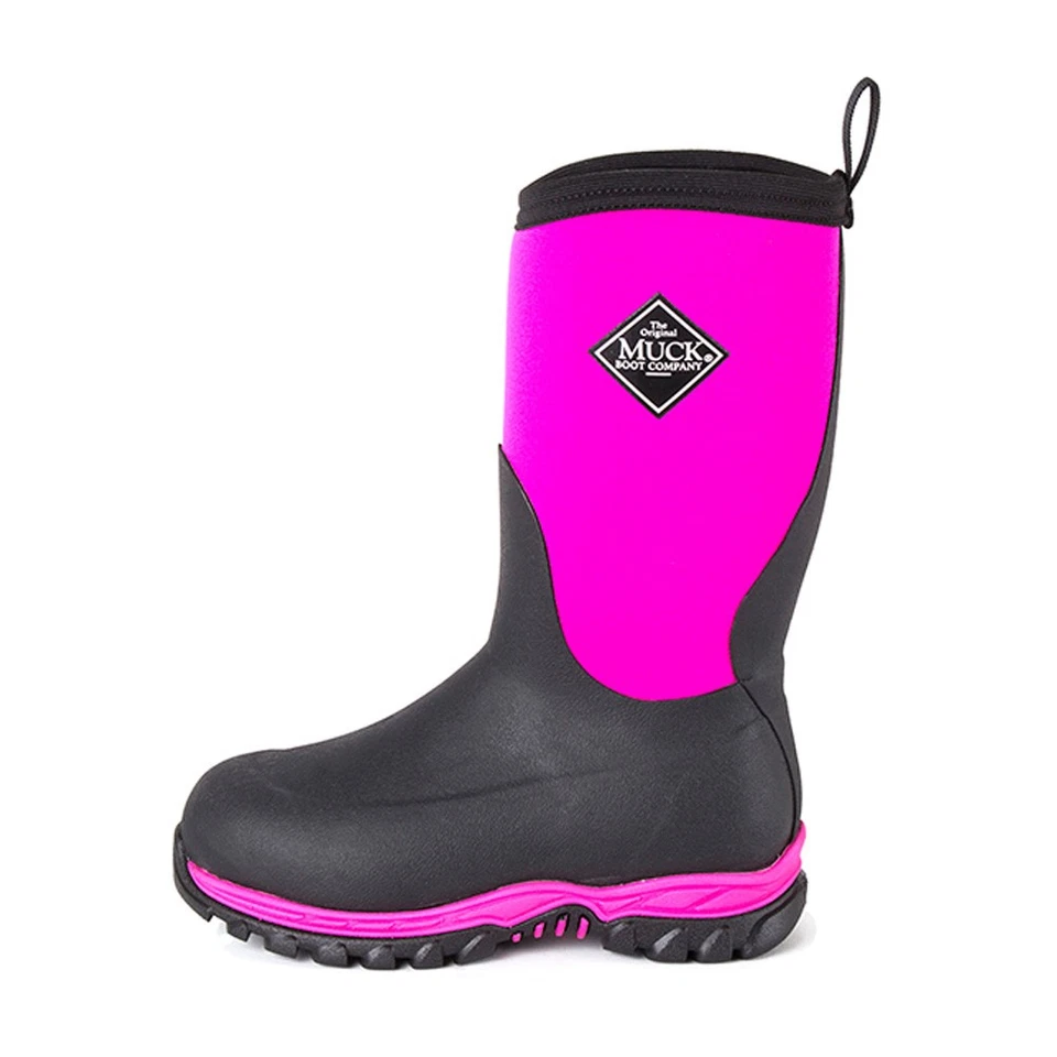 Bota MUCK BOOT COMPANY Niños Rugged II Rosa/Negro (RG2-400-PNC) Foto 3 de 4