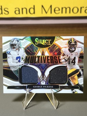 2025 Panini Select - Multiverse George Pickens #MVJ-GPS White 1/99 (MEM)