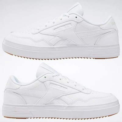 *NWOB* Reebok Women's Club Memt Bold Tennis Shoes  (White,8.5)