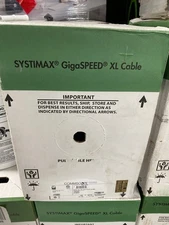 SYSTIMAX 2071E GigaSPEED XL Cat6 Slate Gray Plenum Cable 2071E  1000 ft